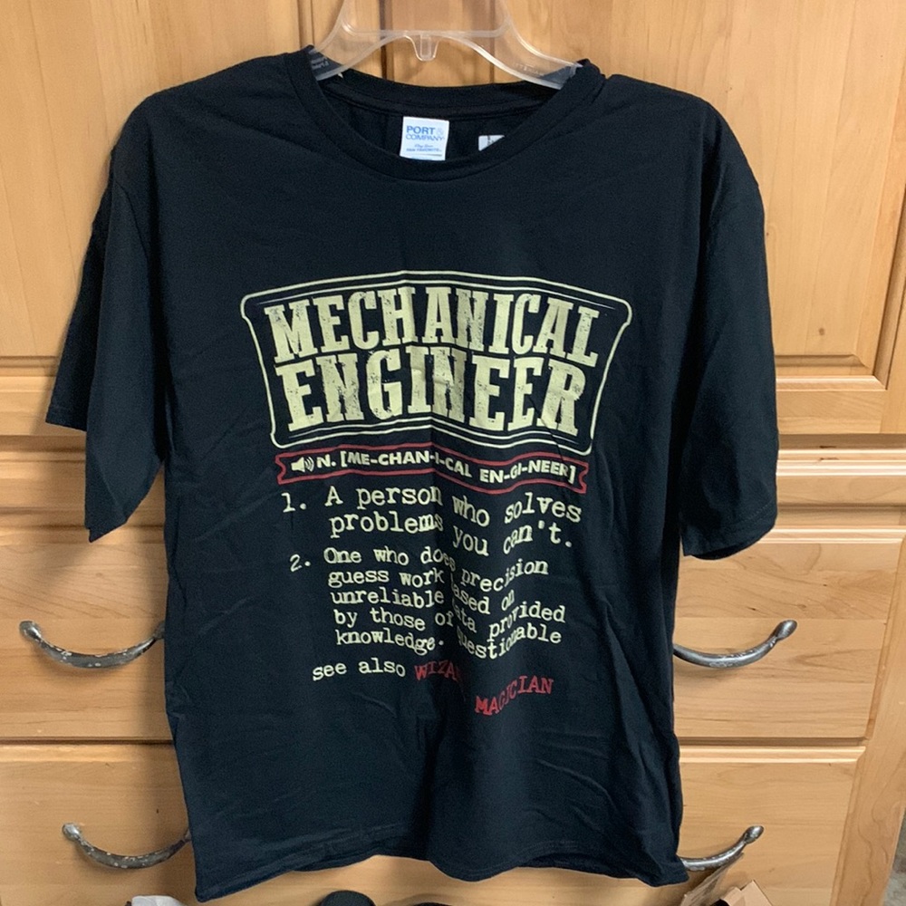 Large mechanical engineering graphic tshirt